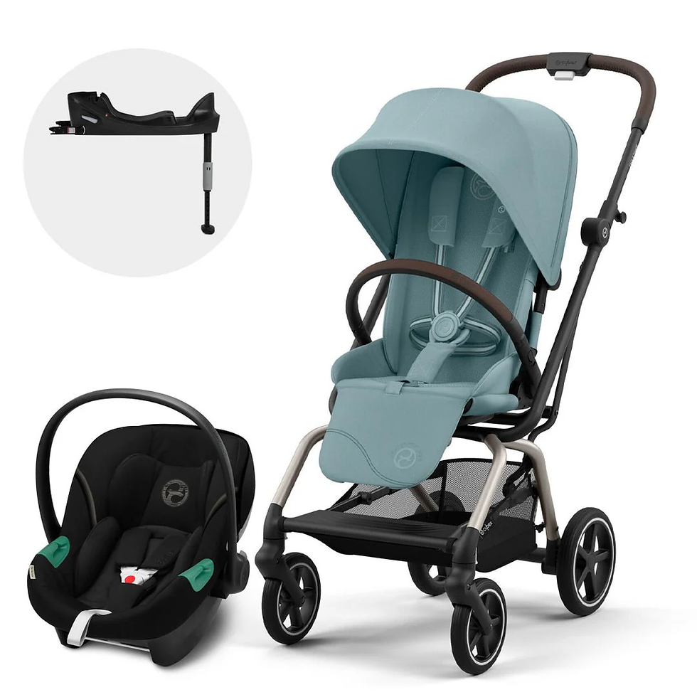 Miniatura: Travel System Eezy S Twist Plus 2 360º One Pull Harness +Aton S2 +Base One Cybex