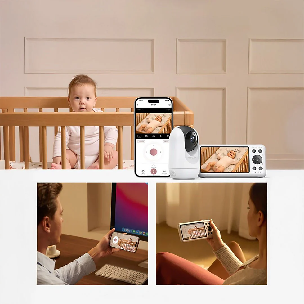Miniatura: Cámara Adicional 1080p Full HD para Monitor de bebé BM04 Momcozy