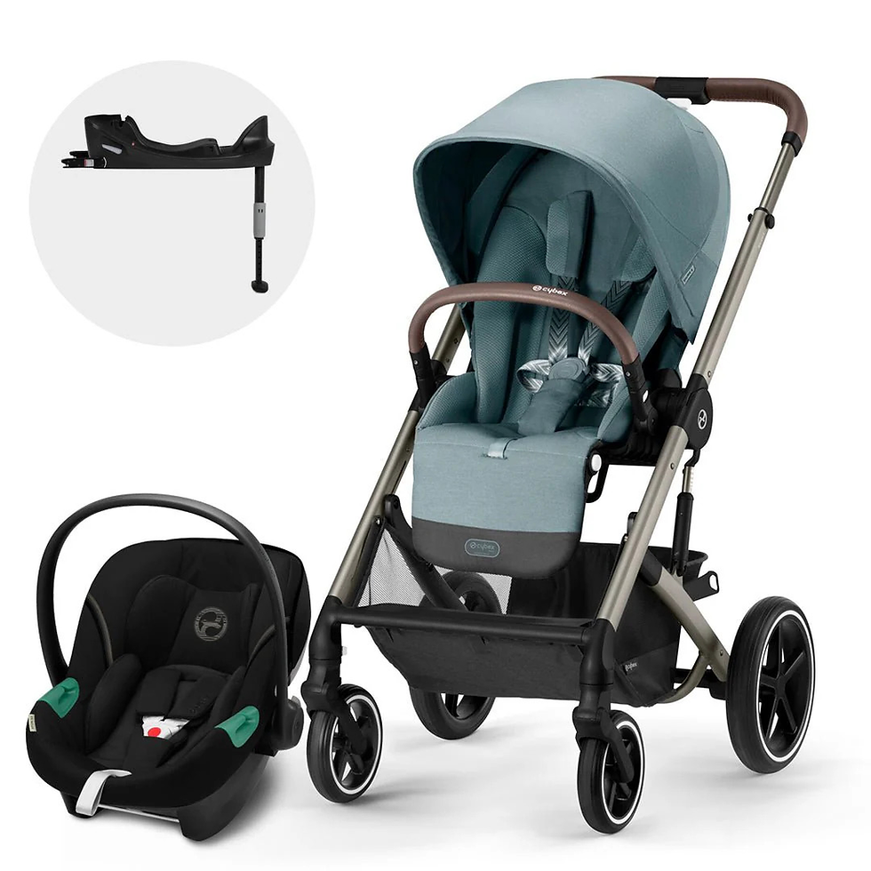 Miniatura: Travel System Balios S Lux One Pull Harness + Aton S2 + Base One Cybex Gold