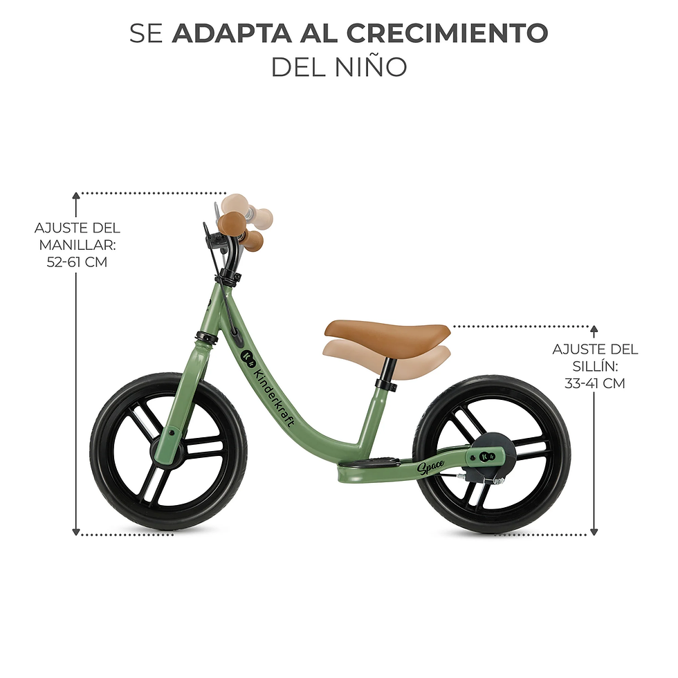 Miniatura: Bicicleta de aprendizaje Space KinderKraft