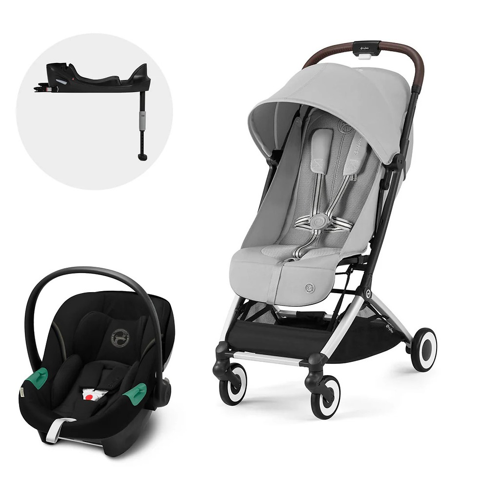Miniatura: Coche - Travel System Orfeo + Aton S2 + Base One Cybex Gold