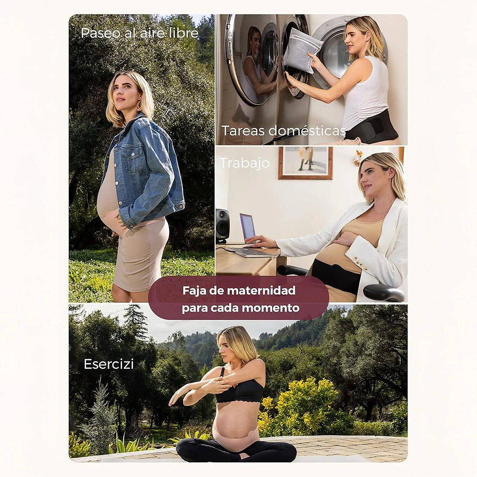 Miniatura: Faja de Embarazo Maternova con Soporte Lumbar Momcozy