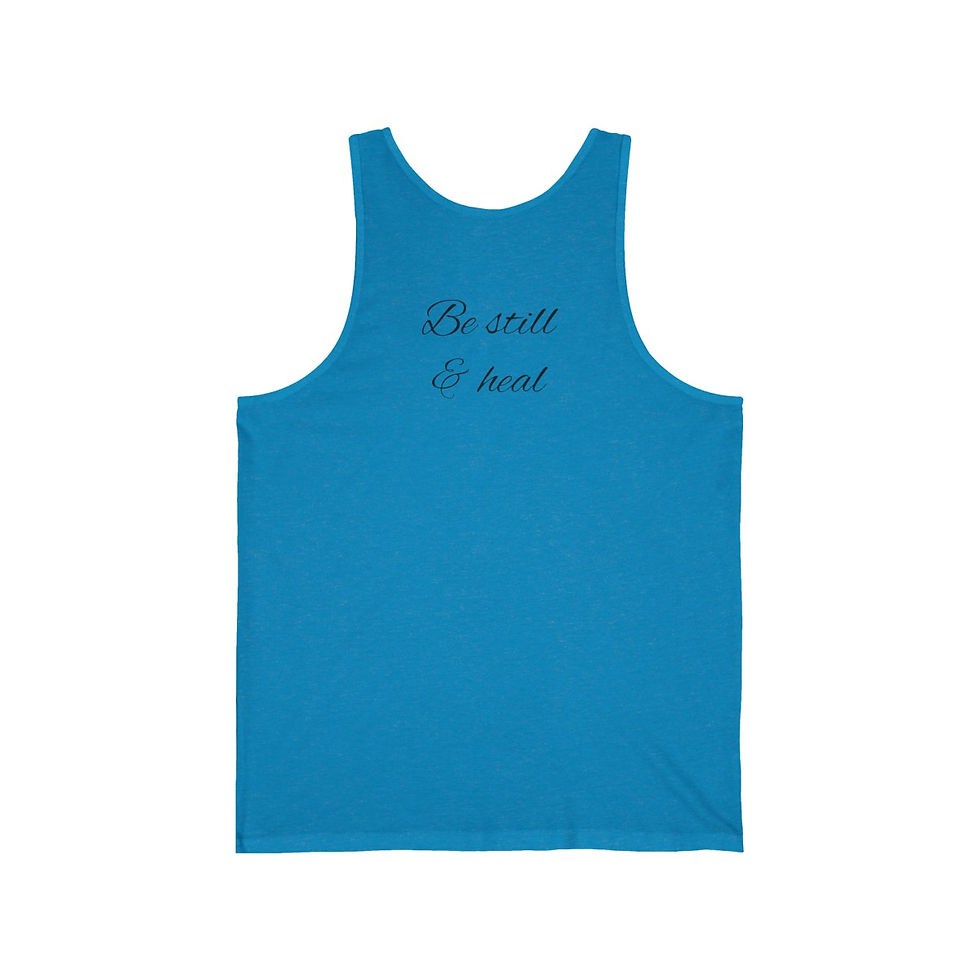Thumbnail: Be Still & Heal tank top unisex