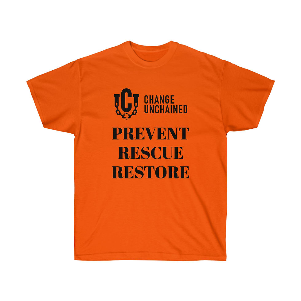 Thumbnail: PREVENT/RESCUE/RESTORE Unisex Ultra Cotton Tee
