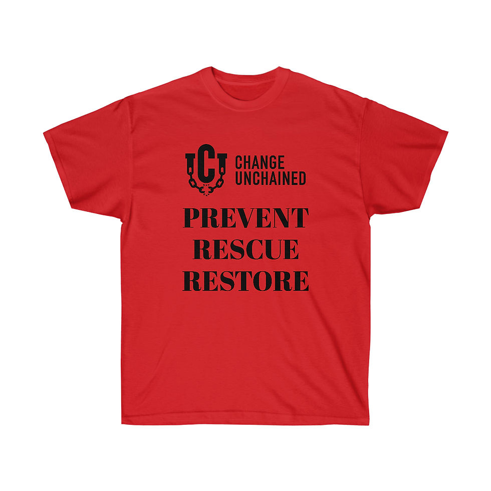Thumbnail: PREVENT/RESCUE/RESTORE Unisex Ultra Cotton Tee