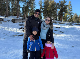 Lake Tahoe com as crianças