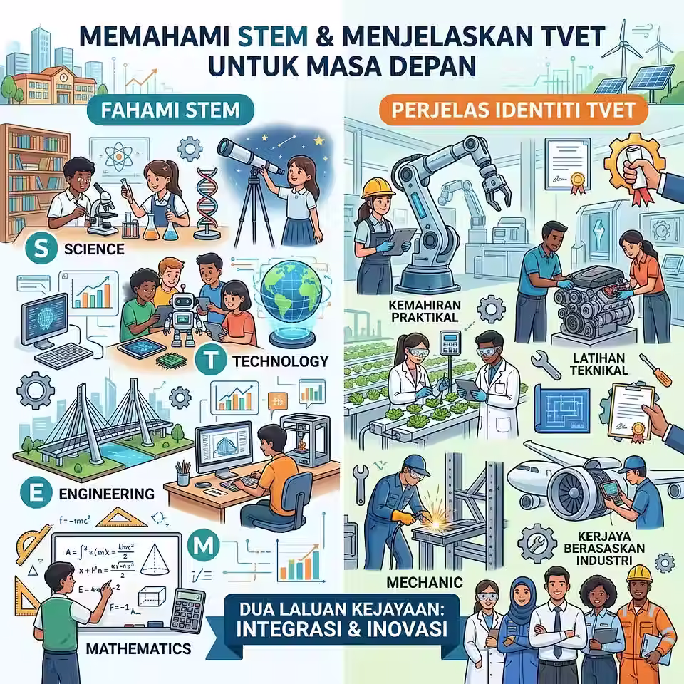 Fahami STEM, perjelas identiti TVET