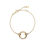 Thumbnail: Links of London 20/20 18kt Yellow Gold & Diamond Solo Bracelet