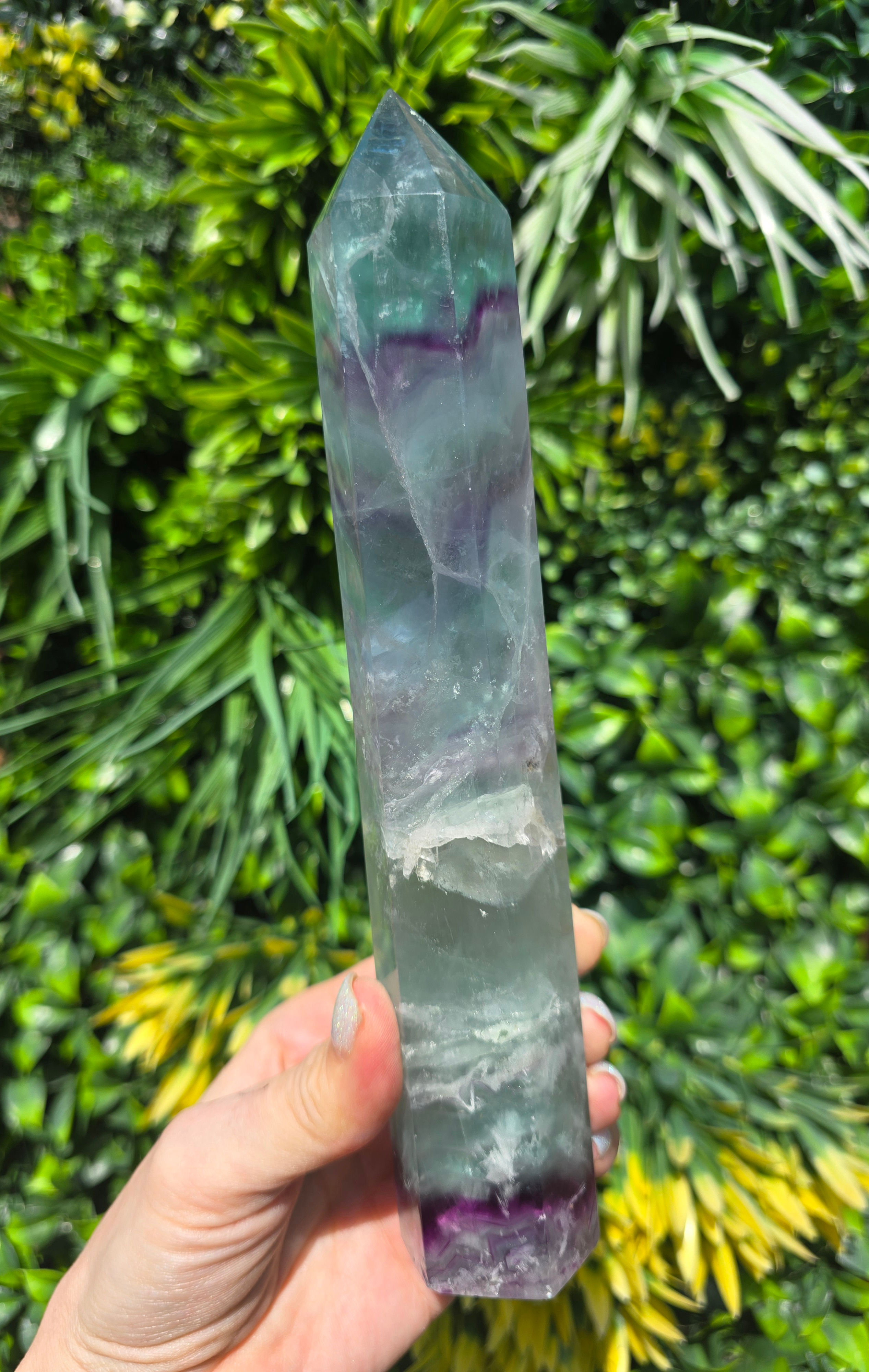 Feather Fluorite Tower - 667g