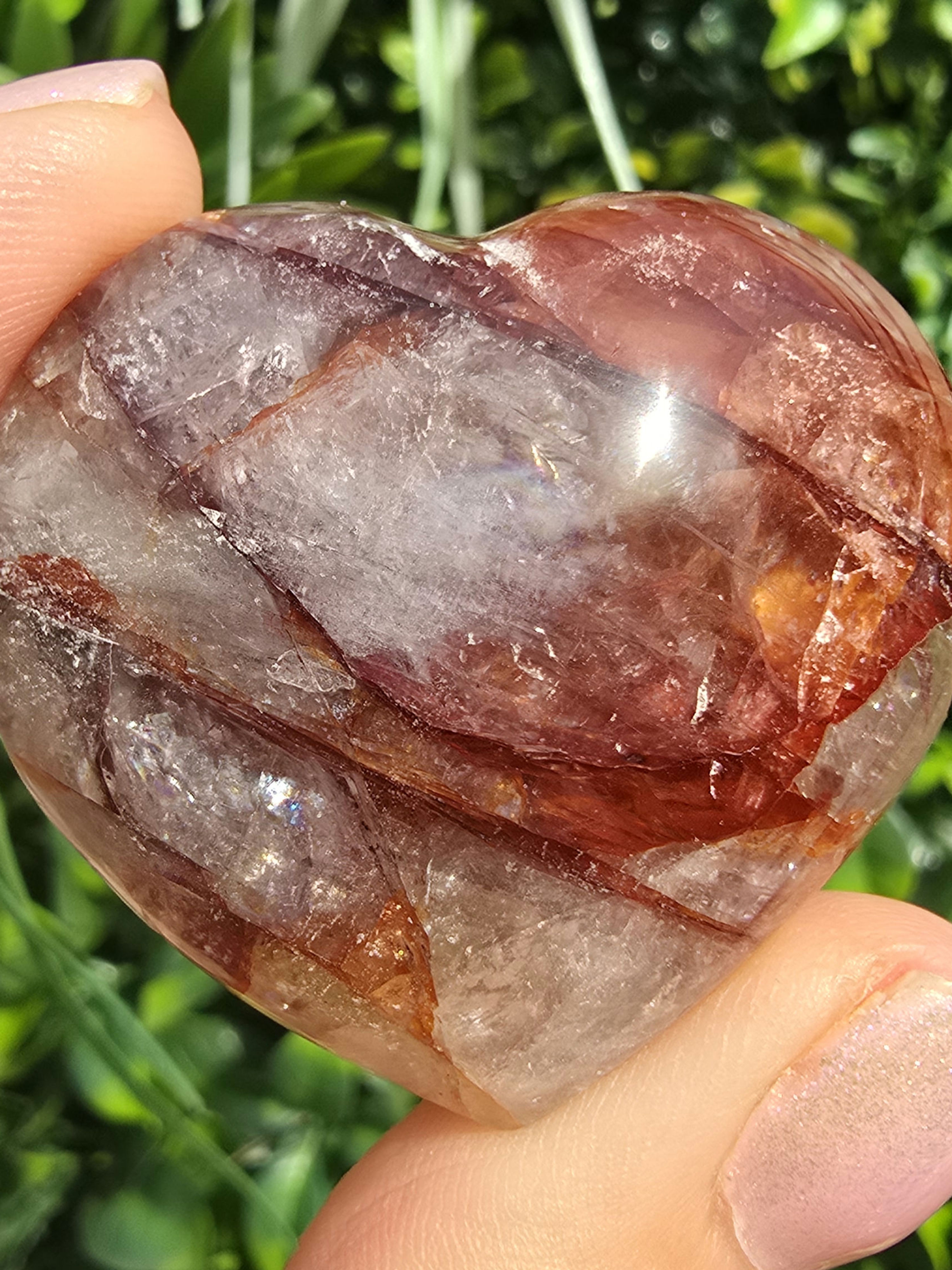Fire Quartz Hearts