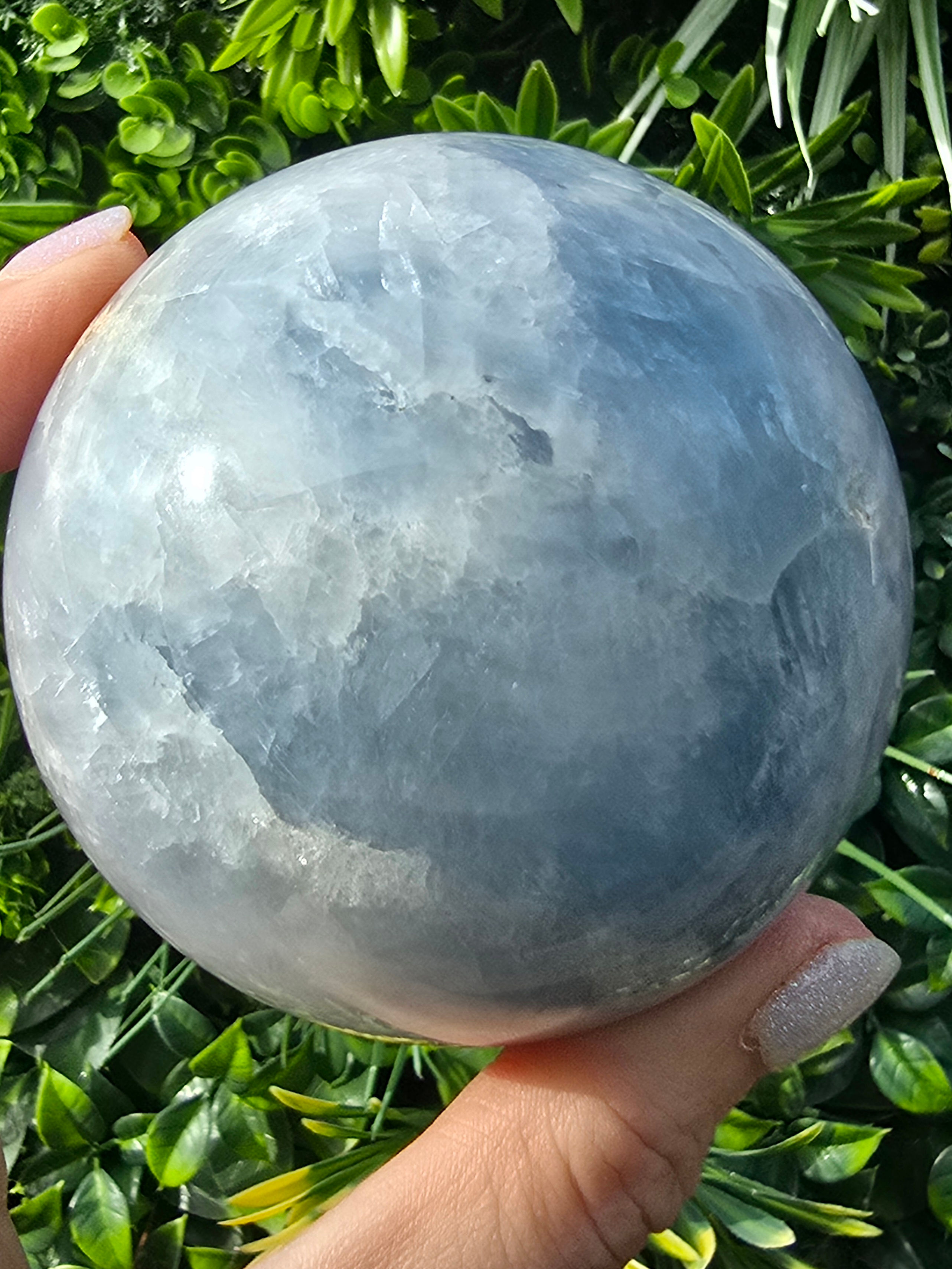 Celestite Sphere - 585g