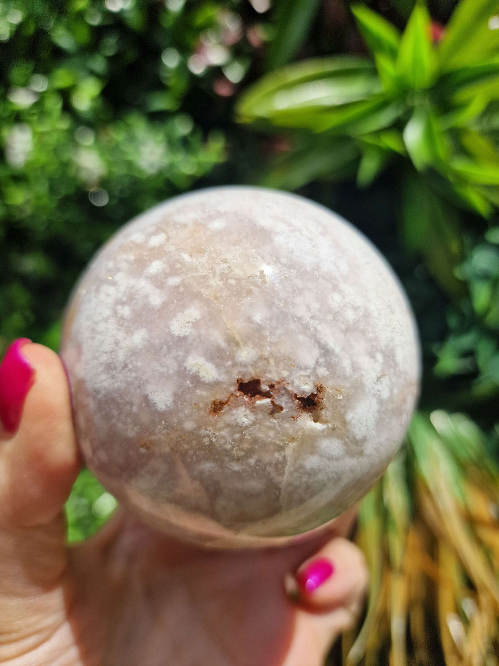 Thumbnail: Flower Agate Spheres