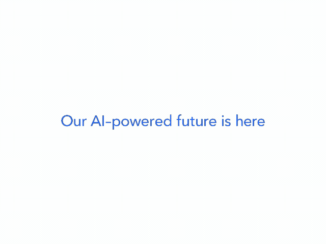 Intuit Assist campaign ad with the line "Our AI-powered future is here. Let's get into it."