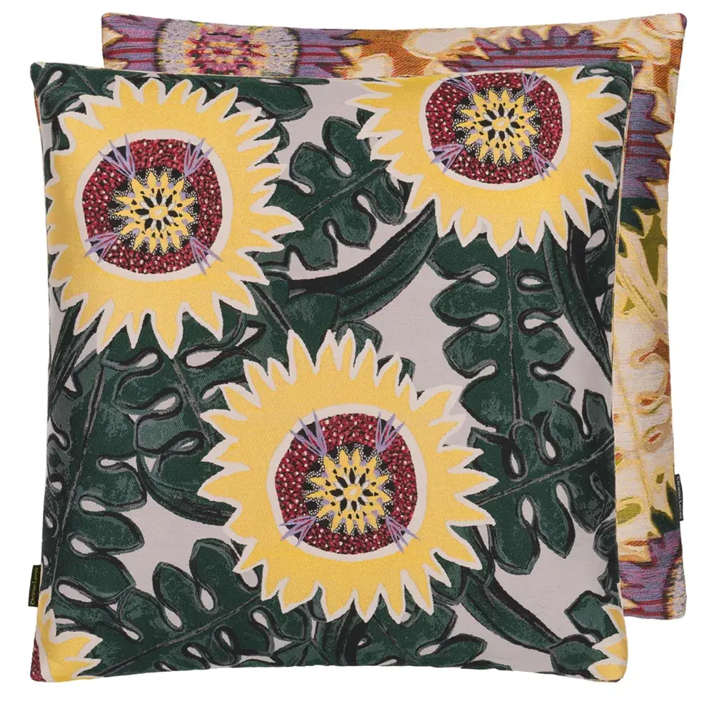 Christian Lacroix, pillow, sunflower