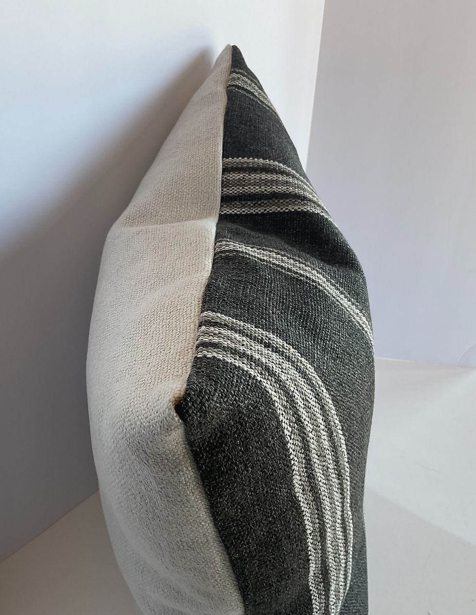 Thumbnail: Textured Linen Backed cushion 24" William Yeoward