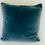 Thumbnail: Christian Lacroix velvet 18" cushion backed in solid white velvet..