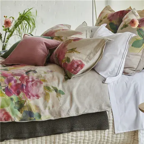 THELMA'S GARDEN FUCHSIA BEDDING  DESIGNERS GUILD