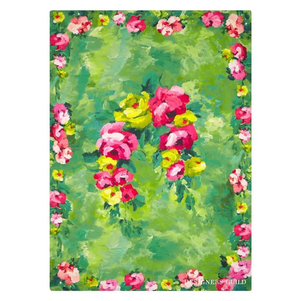 Ghirlanda Emerald Throw by Designers Guild