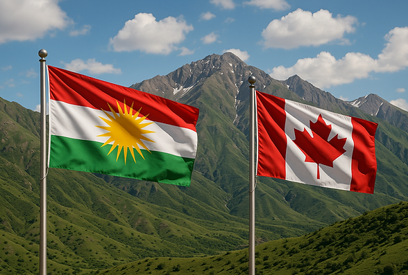 Kurdistan Canadian Flag.png