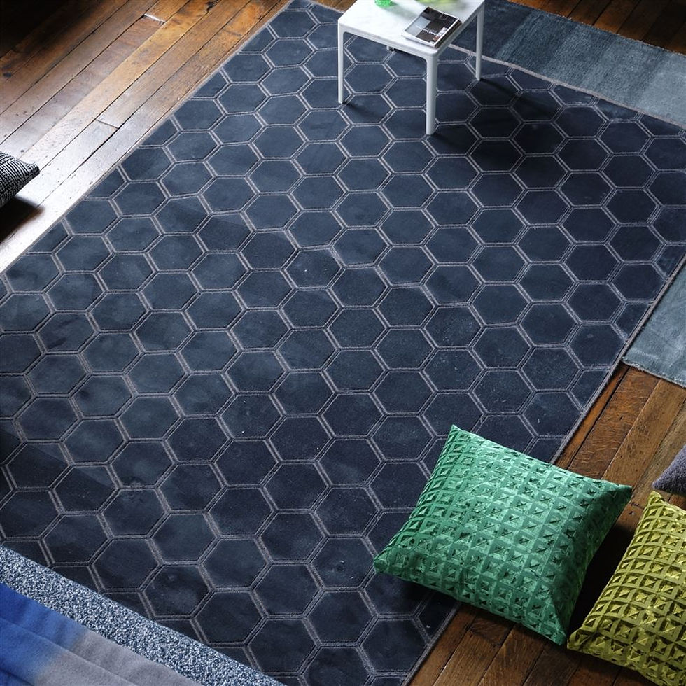 Thumbnail: MANIPUR DOVE 5'2" X 8'5" RUG BY DESIGNERS GUILD