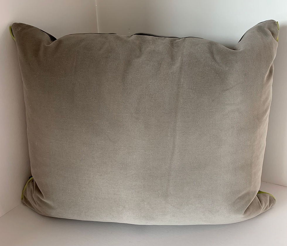 Thumbnail: 2-sided velvet cushion