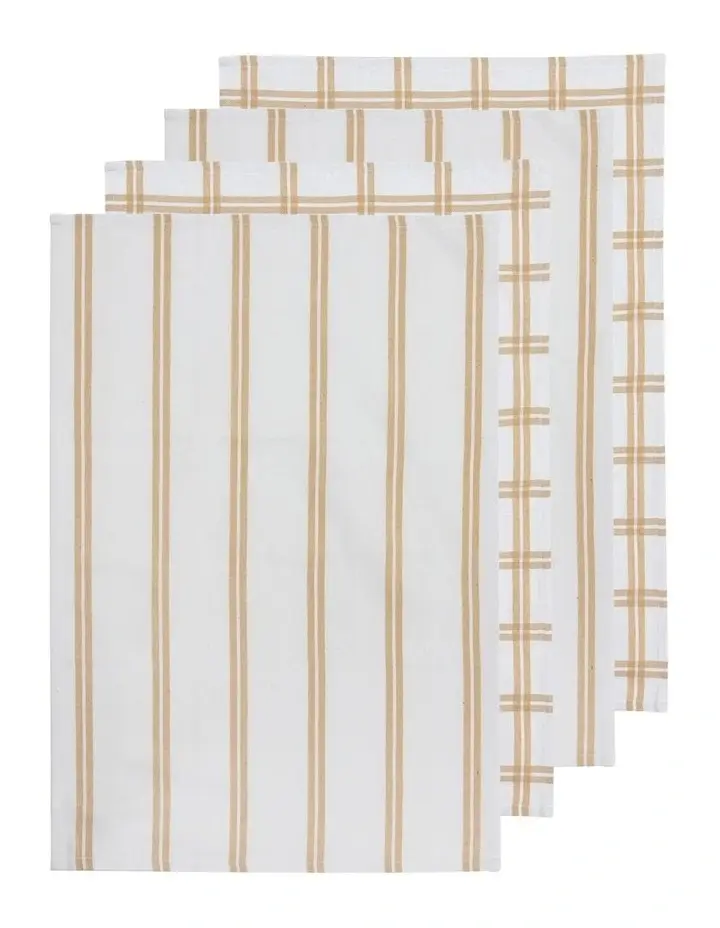 Charlie, Taupe, Black, new, towel, dish, recycled, cotton, kitchen