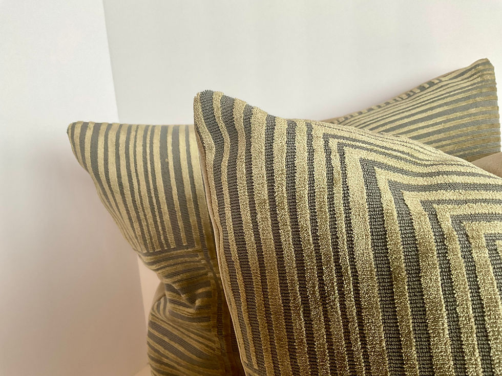 Velvet Cushion by Larsen, macFABhome, velvet pillows, fabrics, wallpaper