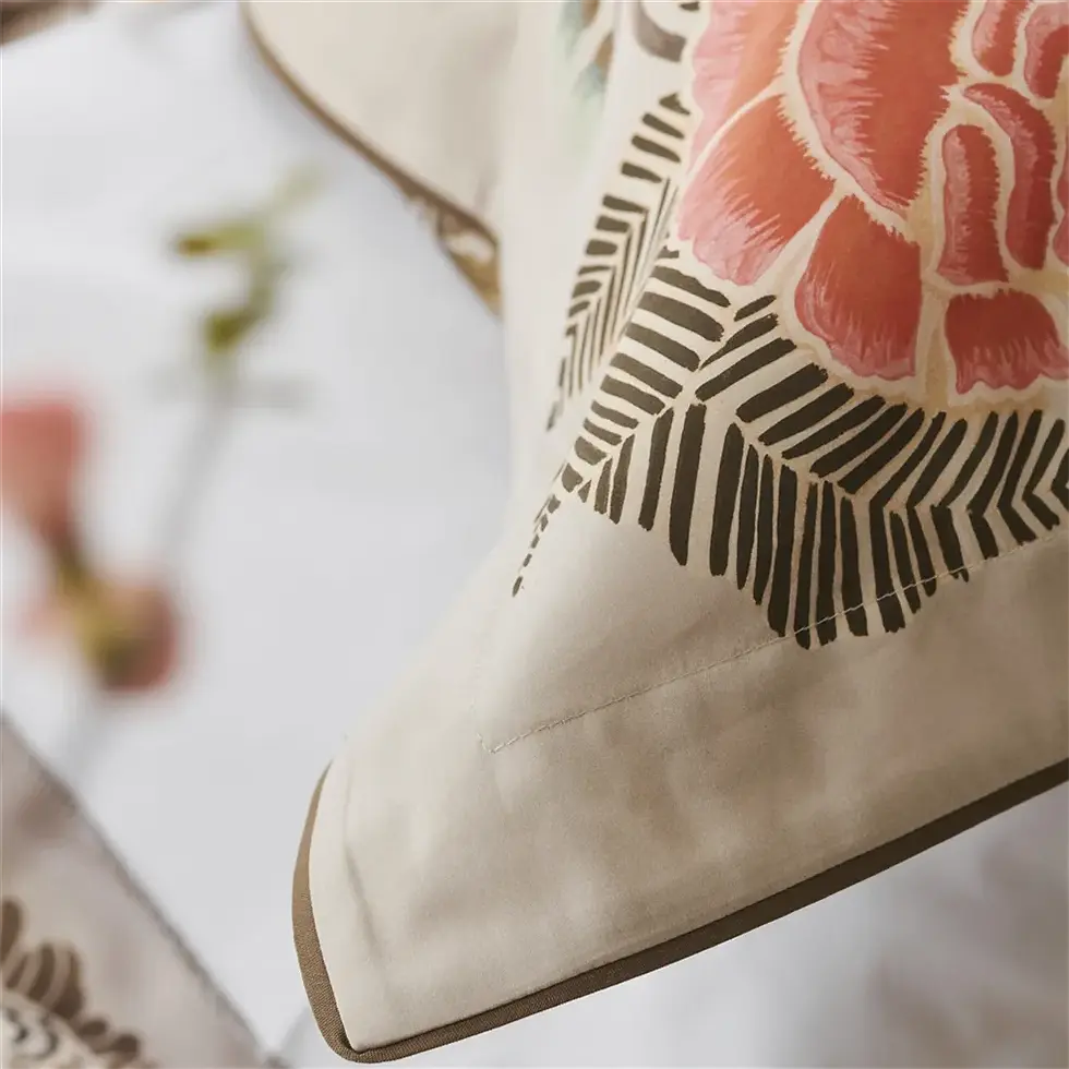 Thumbnail: BROCART DECORATIF SEPIA BED LINEN  DESIGNERS GUILD
