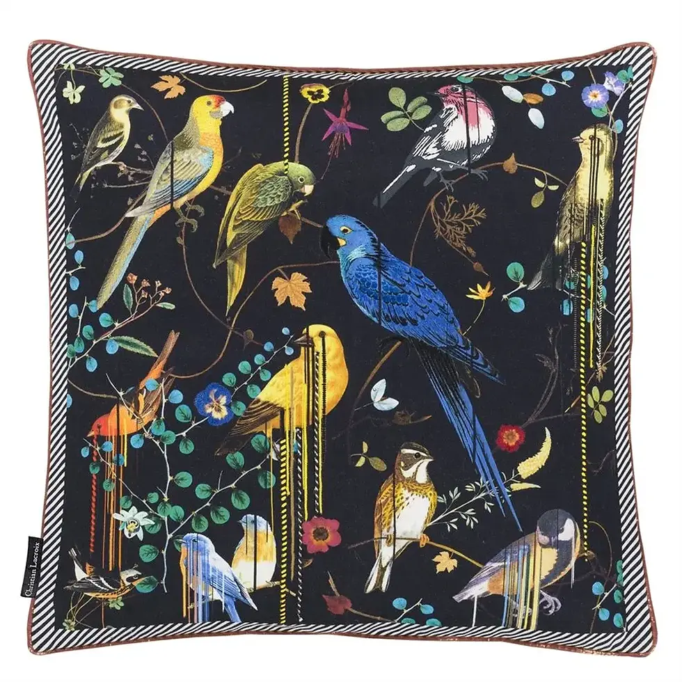 christian lacroix, pillow, bird