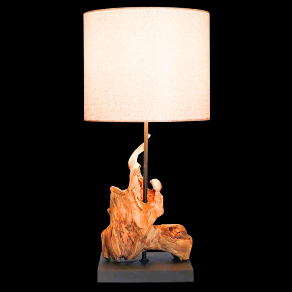 wooden table lamps, cottage lamps,