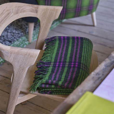 Thumbnail: DELAMERE EMERALD THROW BY DESIGNER GUILD