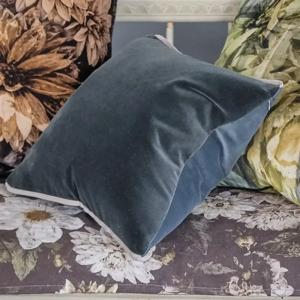 Thumbnail: Varese velvet cushion by Designer Guild 17"