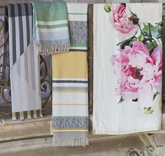 Thumbnail: BARTOLOMEO AQUA THROW BY DESIGNERS GUILD