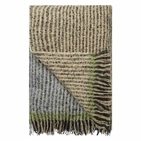Thumbnail: KATAN EXPRESSO THROW 100% MOHAIR BY: DG