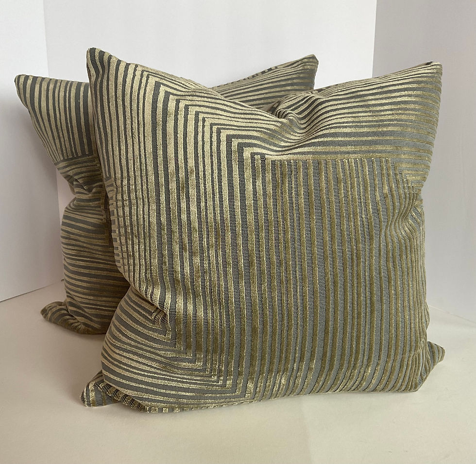 Thumbnail: Velvet Cushion by Larsen, macFABhome, velvet pillows, fabrics, wallpaper