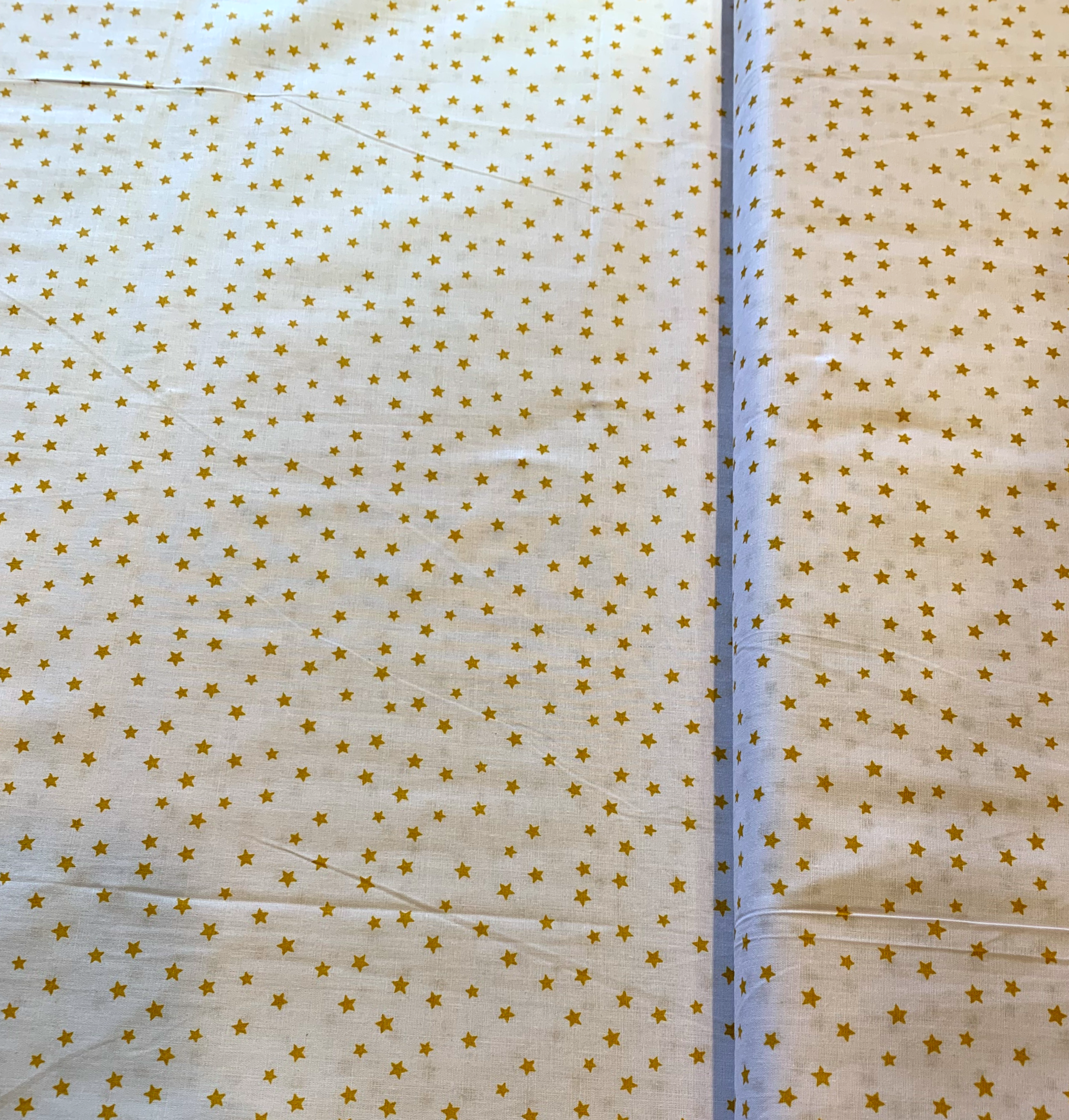 White and Gold Tiny Stars