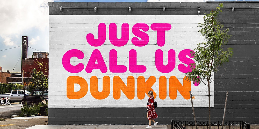 rebrand dunkin donuts