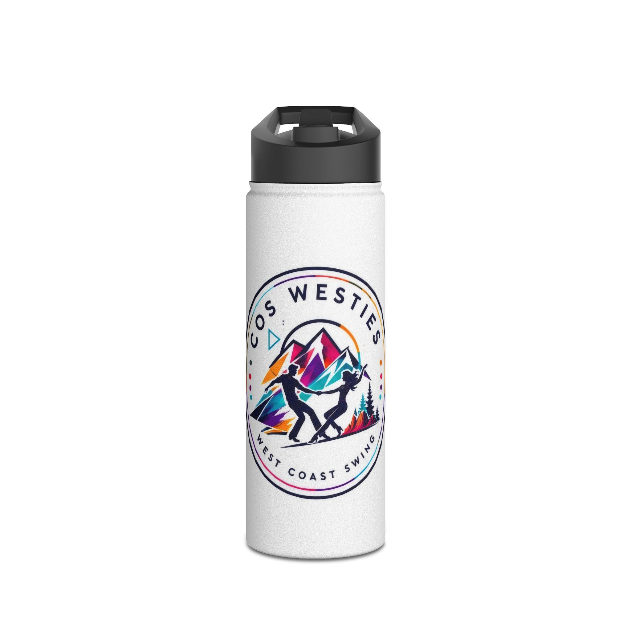 Stainless Steel Water Bottle — COS Westies Circular Logo