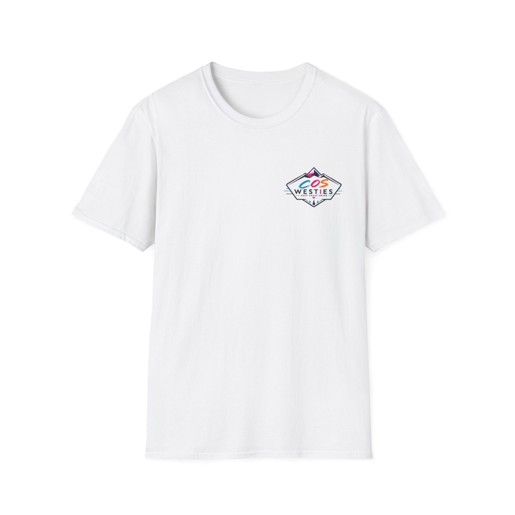 White Unisex Softstyle T-Shirt (Front)