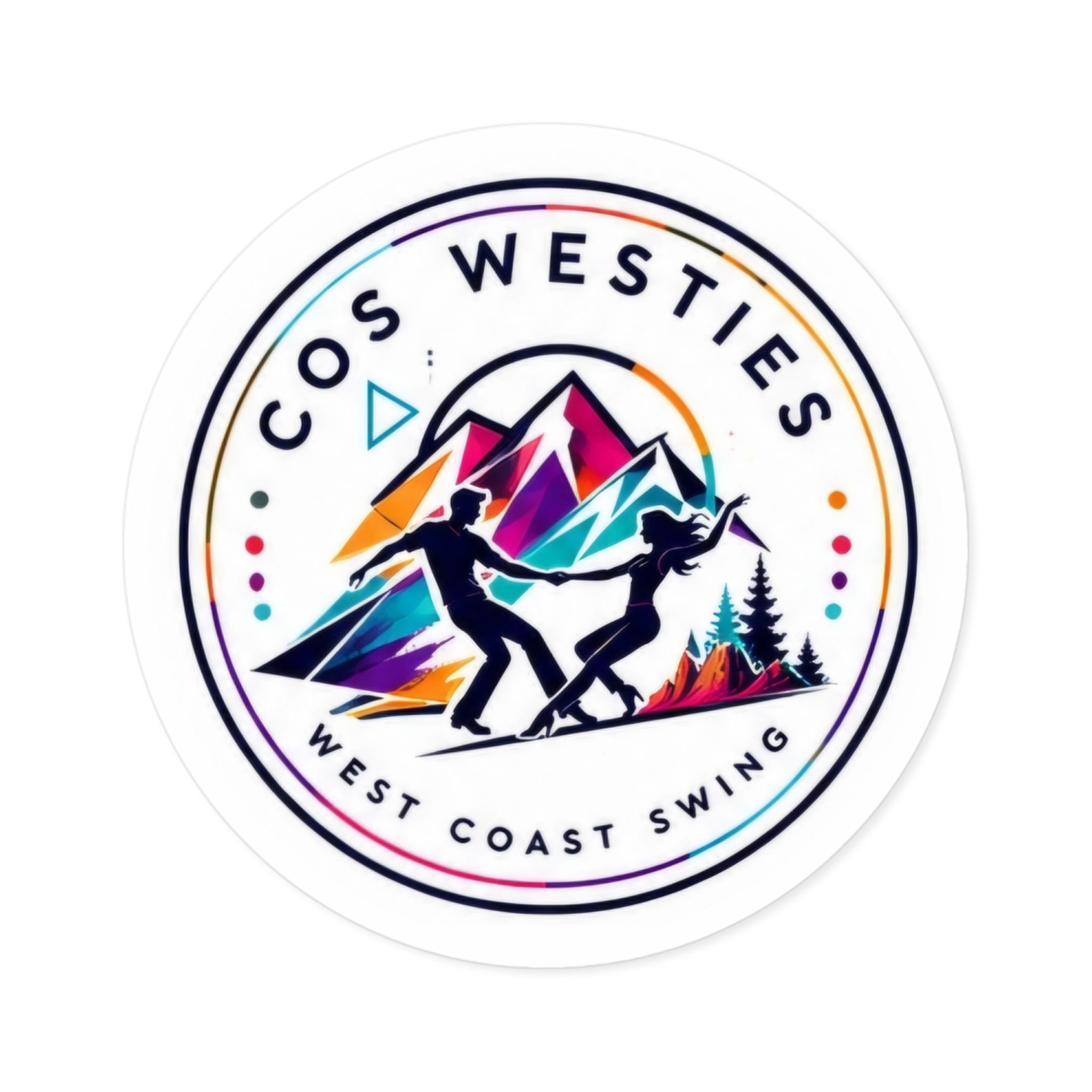 Sticker — COS Westies Circular Logo