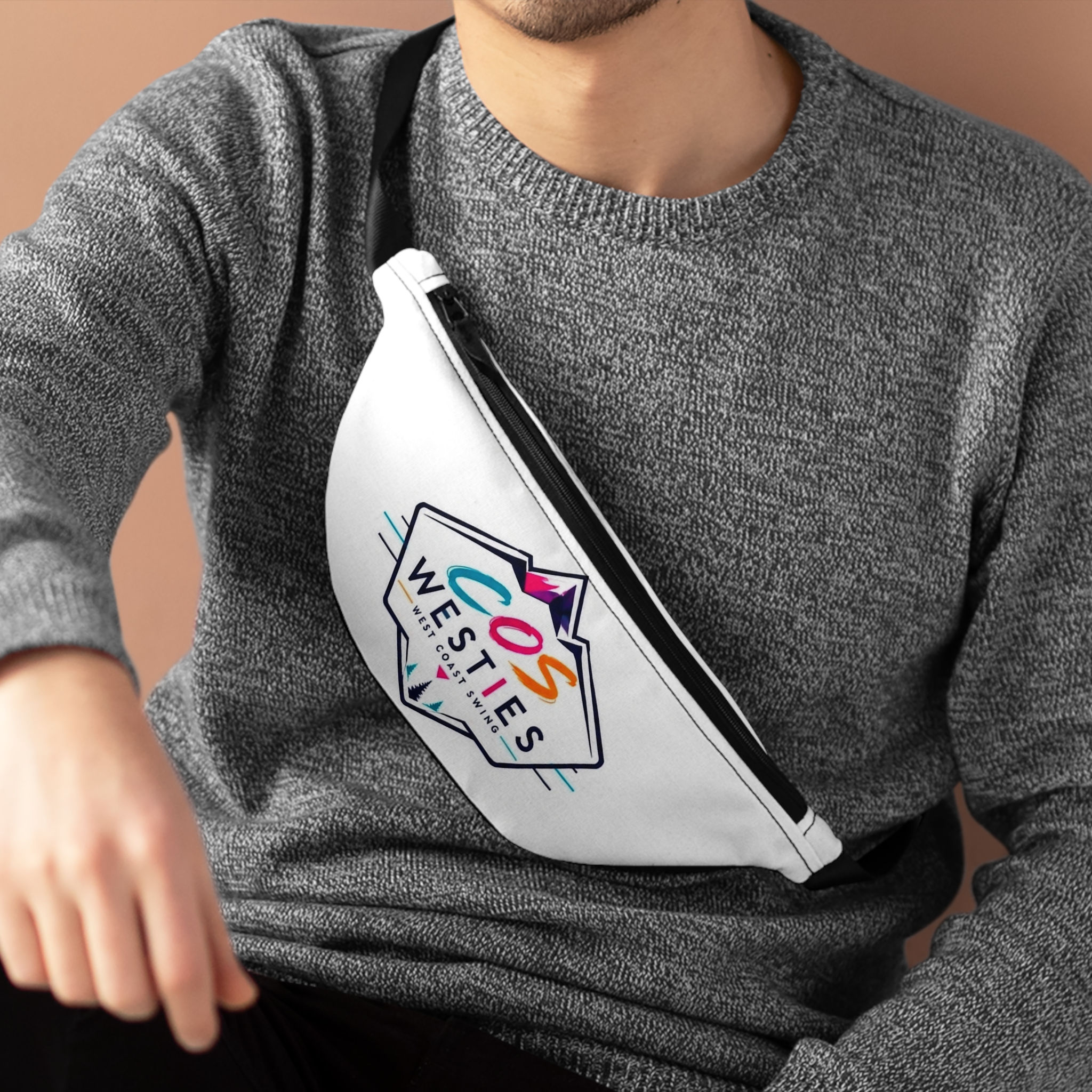Fanny Pack - COS Westies Logo Retro Surf Waist Bag