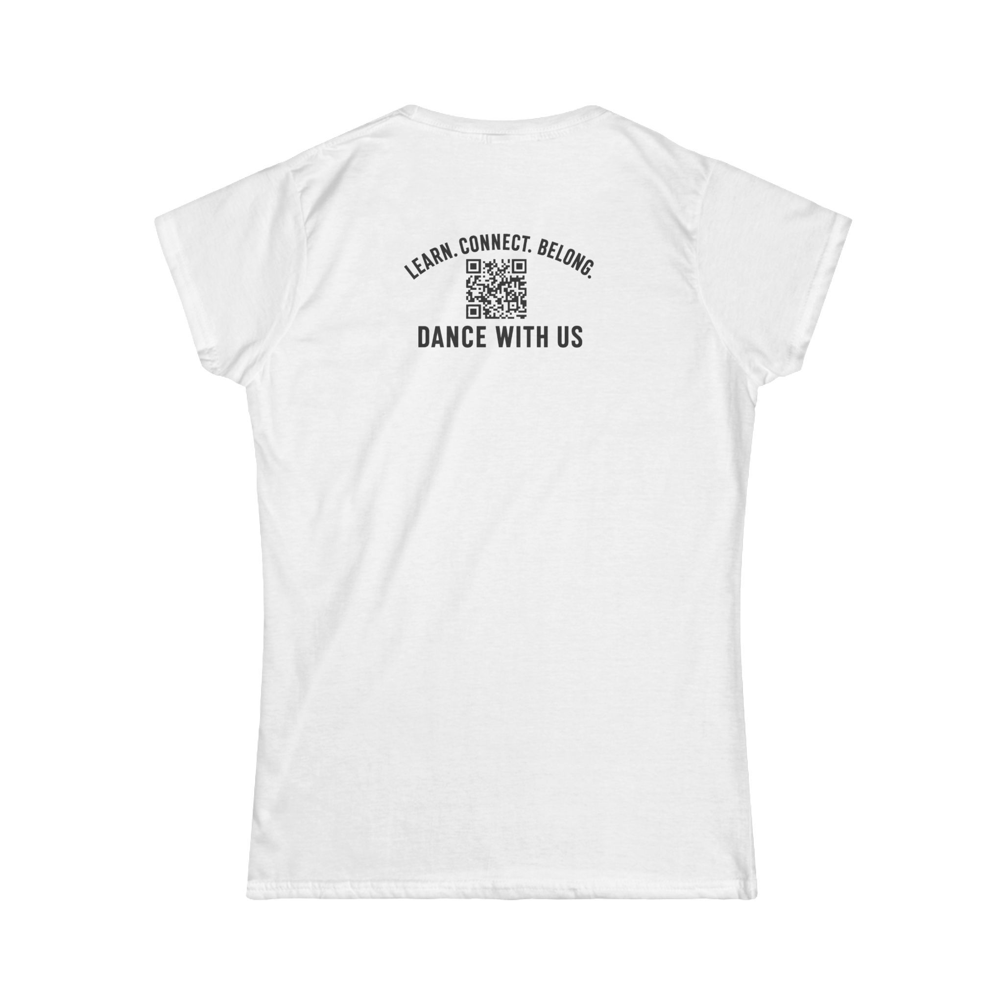 Women's Softstyle Logo Shirt - QR Code White