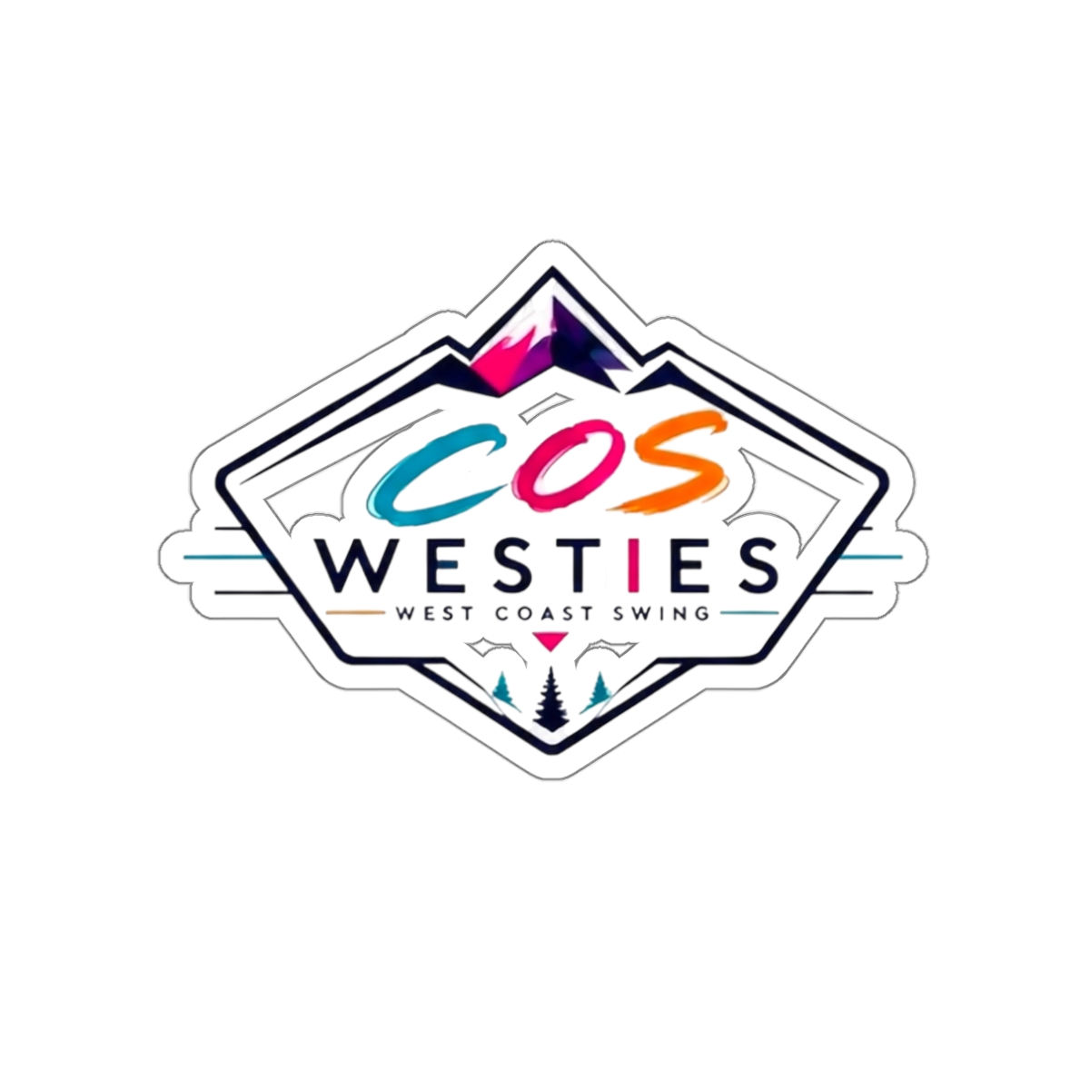 Die-Cut Sticker — COS Westies WCS Logo