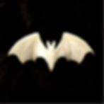 Halloween bat, glow in the dark