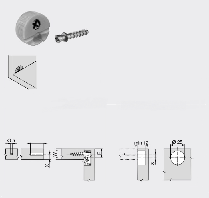 Thumbnail: Jig for Blum 25 - cabinet connector