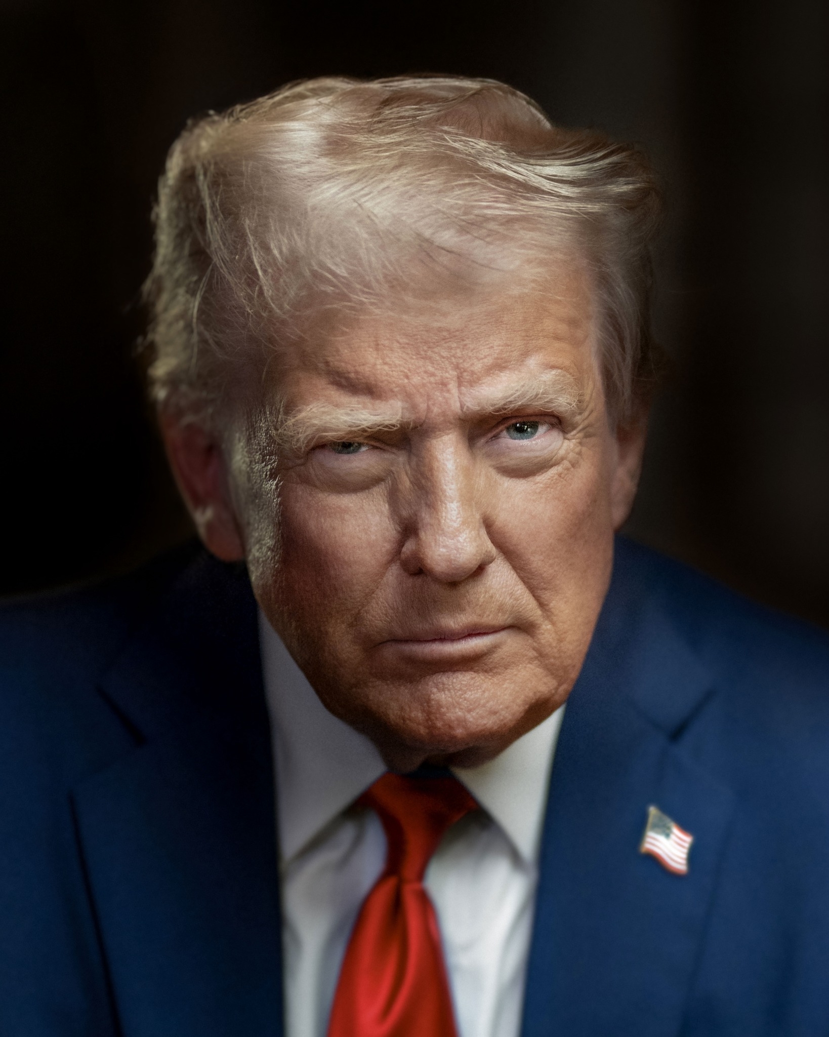 Official 2025 White House portrait of President Donald J. Trump