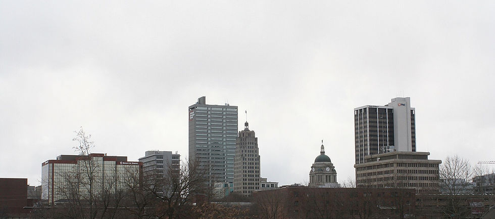 Downtown Fort Wayne, Indiana skyline
