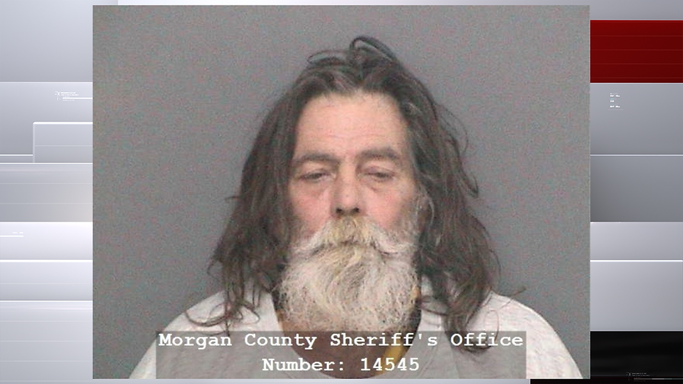 Gary Barger booking photo, Morgan County Sheriff's Office