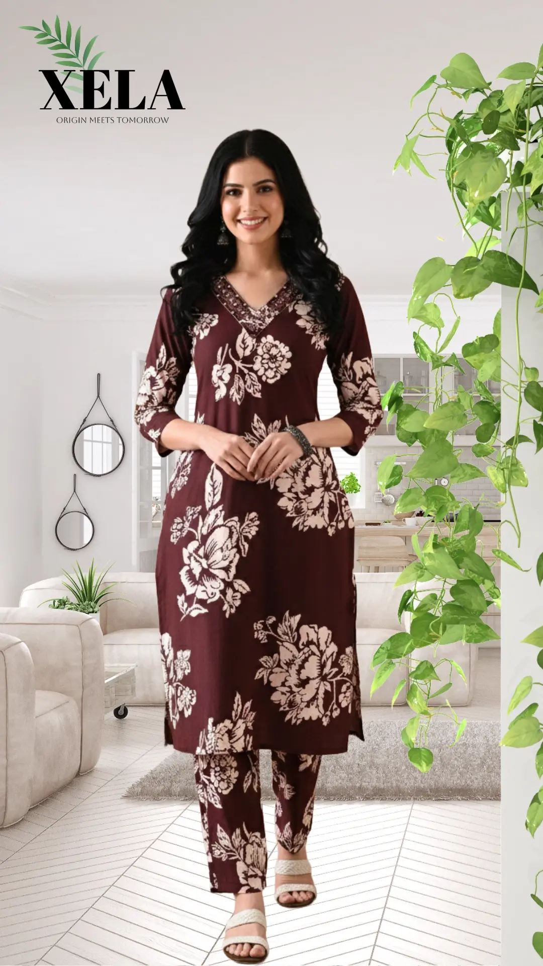 Breathable Pure Cotton Coord Set