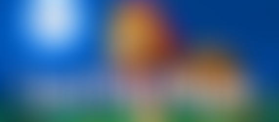 Lion with the full moon behind